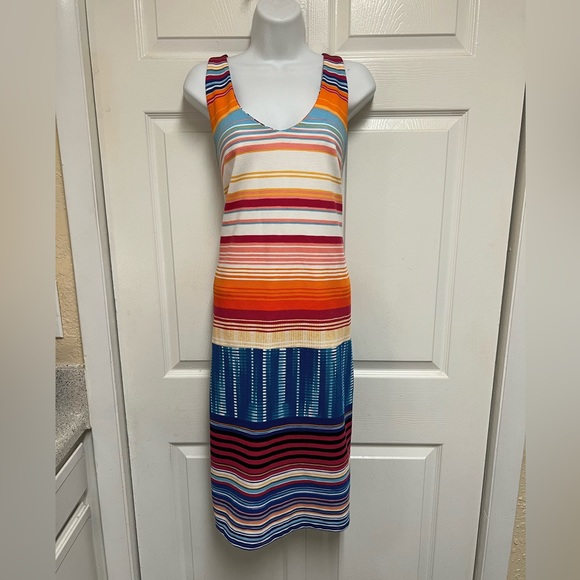 Worthington Sleeveless Striped Dress - Picture 9 of 12
